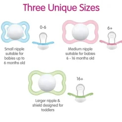 Mam - 3 chupetas unissex Air Night &amp; Day 3Pk, 16M+ Hot