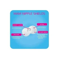 Mam - 2 Pk Protetores de ilos de Aentação, 23mm Clearance