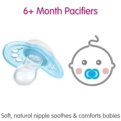 Mam - chupeta de noite e dia de menino 3Pk, 6M Fashion
