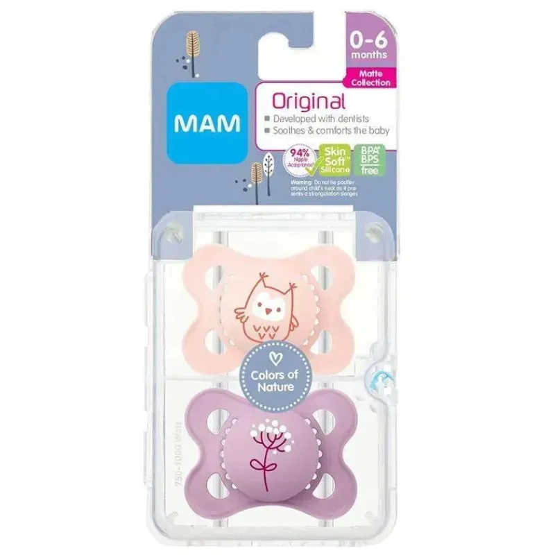 mam__chupeta_matte_deco___SKUxBcUV43b_3.webp Mam - Chupeta Matte Deco 0-6 Meses, Menina Discount