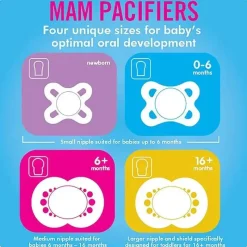 Mam - Chupeta 2Pk Girl Deep Sea, 0/6M Best