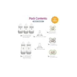 Mam - Conjunto Matte Baby Essentials Conjunto Flexível Unissex New