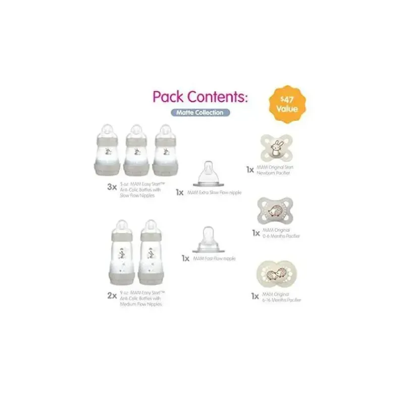 mam__conjunto_matte_baby__SKUNbLqv4We_1.webp Mam - Conjunto Matte Baby Essentials Conjunto Flexível Unissex New