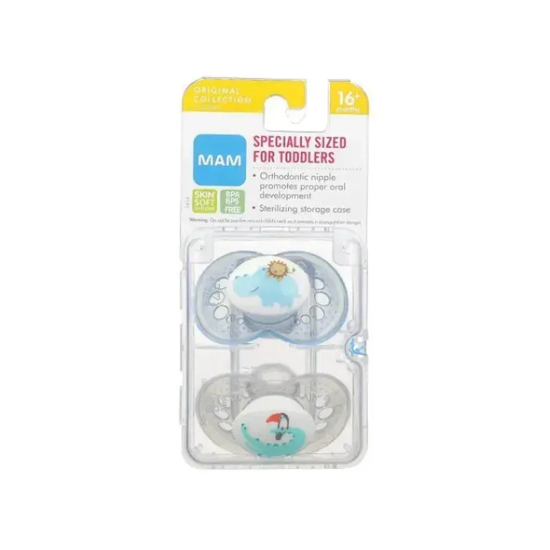 mam__mam_original__chupet_SKUjtqwFvE5_1.webp Mam - Original 16+ Chupeta 2Ct 16+ M Boy Clearance