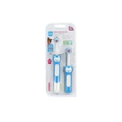 Mam Aprenda a Escovar Conjunto de Escovas de Dentes 5+M - Azul Fashion