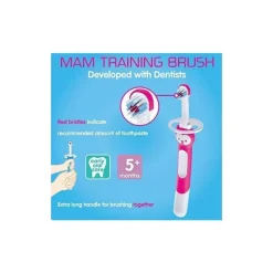 Mam Aprenda a Escovar Conjunto de Escovas de Dentes 5+M - Azul Fashion