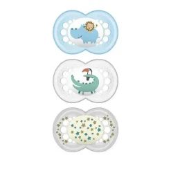 Mam Baby Day &amp; Night Ortho pacote de 3 chupetas 6+M Clearance