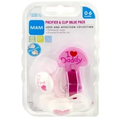 Mam I Love ãe/Papai Chupeta Sortida 1Pk Discount