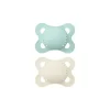 Mam Original Matte Chupeta 2 Pacote Verde e Bege 0-6 Meses Outlet