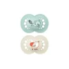 Mam Original Matte Chupeta 2 Pacote Cinza e Bege 6+M Hot