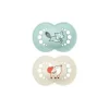 Mam Original Matte Chupeta 2 Pacotes Menta e Bege New