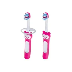 Mam 2-Pack 6+ Meses Escova de Dentes - Rosa Fashion