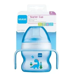 Mam Starter Cup com alças, menino, 5 oz Hot