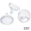 Boon Mamilos NURSH 3-Pacote Padrão de Fluxo Médio, Transparente New