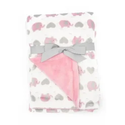 Forever Baby Manta Elefantes Rosa Hot