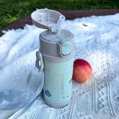 Marcus u0026 Marcus Marcus & Marcus - Straw & Spout Insulated Water Bottle, Olive Green New
