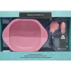Marcus u0026 Marcus Marcus &amp; Marcus - Conjunto de refeições Pokey para crianças, rosa Fashion