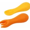 Marcus u0026 Marcus Marcus &amp; Marcus - Conjunto de colher e garfo de silicone, Lola Sale