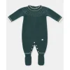Martin Aranda - Baby Boy Long Romper Piedra, Dark Blue Clearance