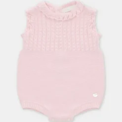 Martin Aranda - Baby Girl Short Knit Romper Airola, Lavanda New