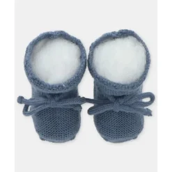 Martin Aranda - Baby Girl Knit Booties Garden, Light Pink Online