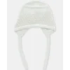 Martin Aranda - Baby Knit Bonnet Albi, Blanco Roto New