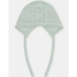Martin Aranda - Baby Knit Bonnet Lucca, Blue Fashion