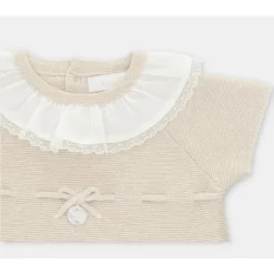 Martin Aranda - Baby Short Knit Romper Volterra, Lavanda Clearance