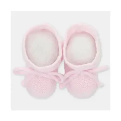 Martin Aranda - Botinhas de Bebê Tricotado Chiara, Azul Pastel Hot
