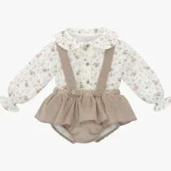 Martin Aranda - Conjunto de bebê menina blusa e florzinha, raposinha Online