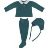 Martin Aranda - Conjunto Leve-me para Casa Suéter, Leggins e Bonnet Petit Flowers, Verde Online