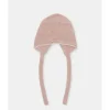 Martin Aranda - Gorro Bebê Malha Lin, Rosa Pastel Hot