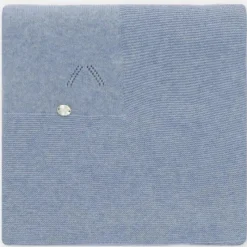 Martin Aranda - Manta Bebê Malha Nel Blu 40'X40', Azul Oceano Sale