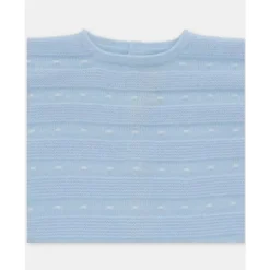 Martin Aranda - Take Me Home Set Sweater, Leggings & Bonnet Dolcezza, Light Blue New