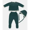 Martin Aranda - Take Me Home Set Sweater, Leggings & Bonnet Dark Blue Best