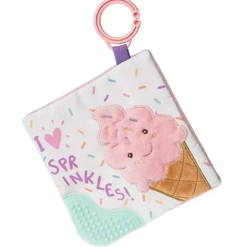 mary_meyer__brinquedo_mor_SKUrkbaqt1a_0.webp Mary Meyer - Brinquedo mordedor Sweet Soothie Crinkle com papel para bebê e Squeaker, sorvete granulado New