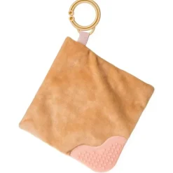 Mary Meyer - Brinquedo para mordedor Sweet Soothie Crinkle com papel para bebê e Squeaker, café com leite Hot