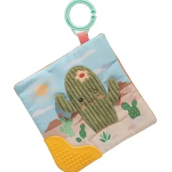 Mary Meyer - Brinquedo para mordedor Sweet Soothie Crinkle com papel para bebê e Squeaker, cacto Fashion