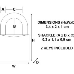 PTL USA Master Lock - 3/4 Brass Keyed Different Online
