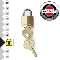 PTL USA Master Lock - 3/4 Brass Keyed Different Online