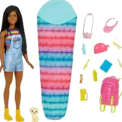 Fisher-Price Mattel - Barbie Brooklyn Camping Playset com boneca New