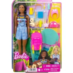 Fisher-Price Mattel - Barbie Brooklyn Camping Playset com boneca New