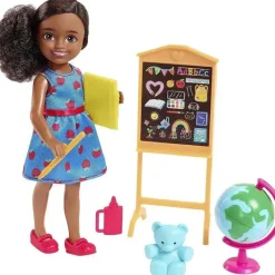 Fisher-Price Mattel - Barbie Chelsea Morena Boneca Professora Outlet