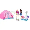 Fisher-Price Mattel - Barbie Let's Go Camping Playset com bonecas Brooklyn e Malibu Discount