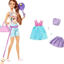 Mattel - Boneca Barbie Bem-Estar, Treino Fashion