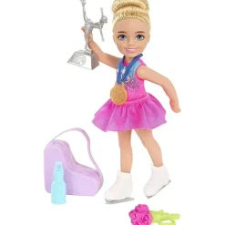 Fisher-Price Mattel - Boneca Barbie Chelsea Loira Patinadora no Gelo Hot
