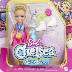 Fisher-Price Mattel - Boneca Barbie Chelsea Loira Patinadora no Gelo Hot