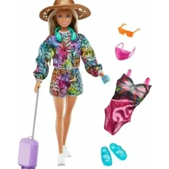 Mattel - Boneca Barbie de Viagem de Verão Hot