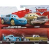 Mattel - Cars Character Cars Bling Lightning Mcqueen + Tex Dinoco Sale