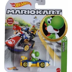 Mattel - Hot Wheels Mario Kart, Carro Yoshi New